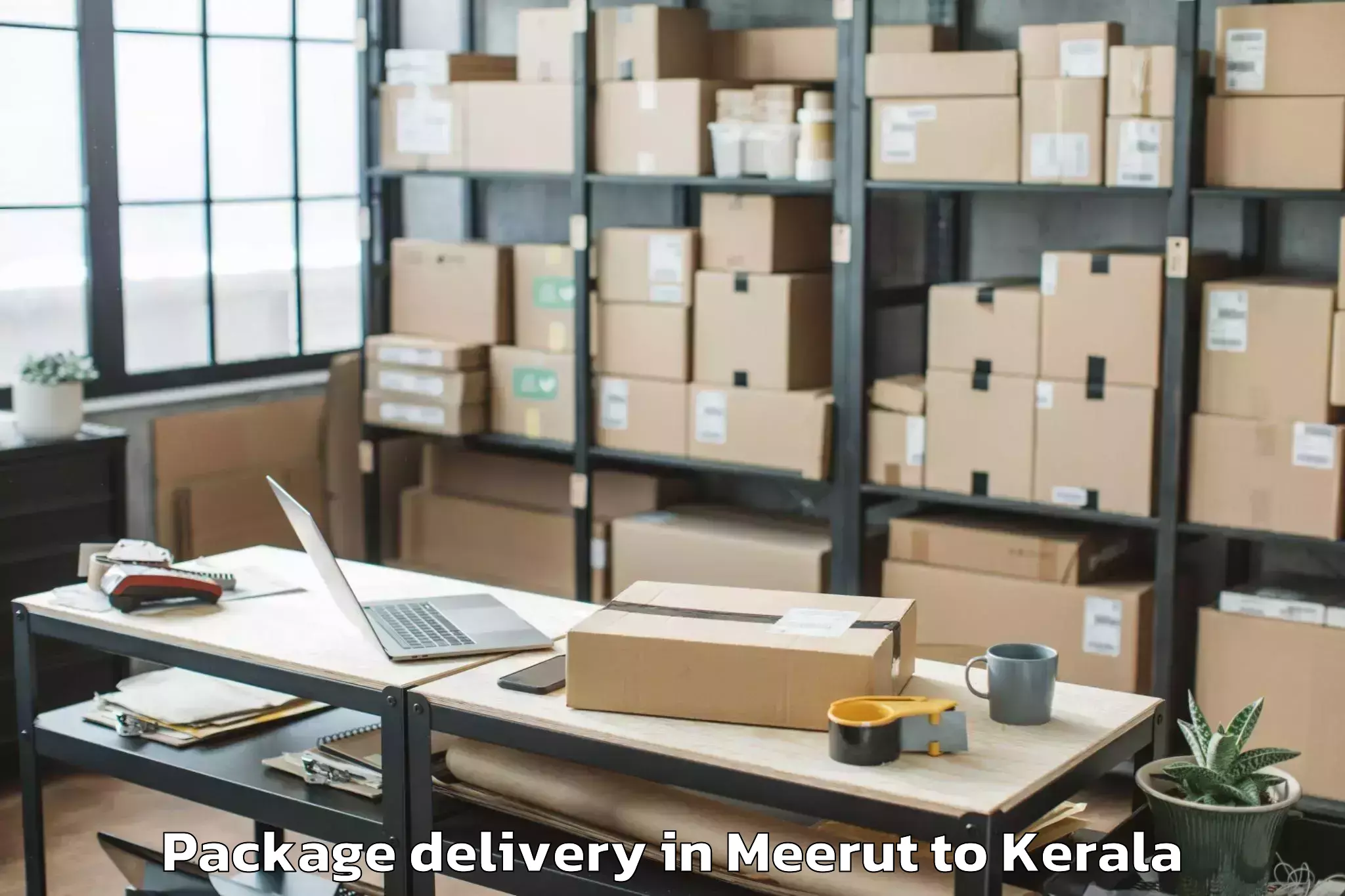 Affordable Meerut to Chirayinkeezhu Package Delivery